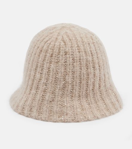 Sequined cashmere-blend bucket hat - Brunello Cucinelli - Modalova
