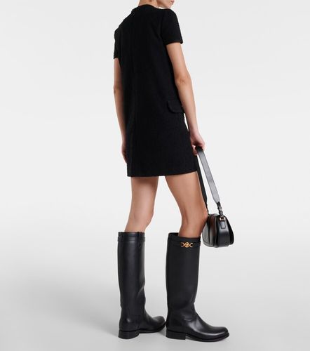 Abito in tweed di misto cotone - Versace - Modalova