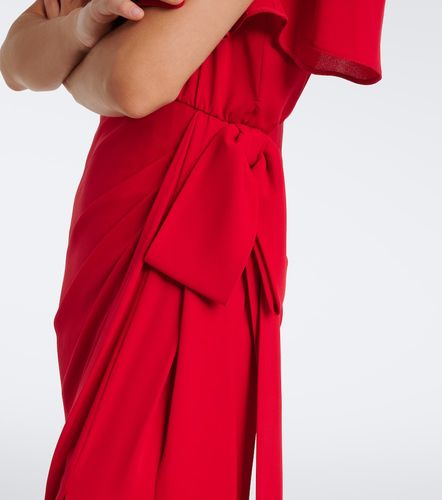 Vestido de fiesta de georgette de seda drapeado - Valentino - Modalova