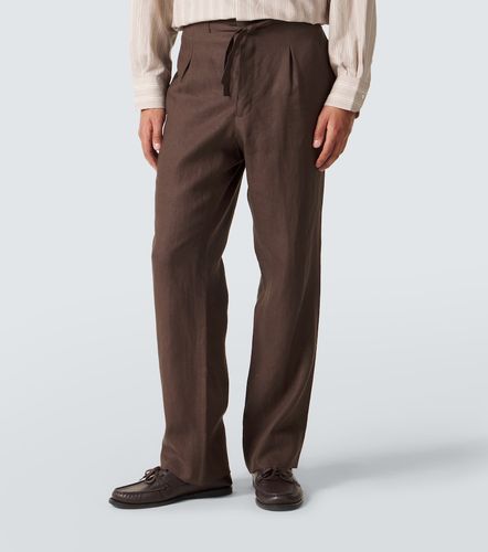Stòffa Pantalones rectos de lino - Stoffa - Modalova