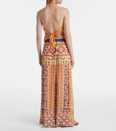 Etro Halterneck printed silk top - Etro - Modalova