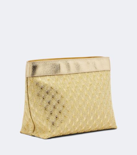 Bustina Mini in lamé con pelle - Missoni - Modalova