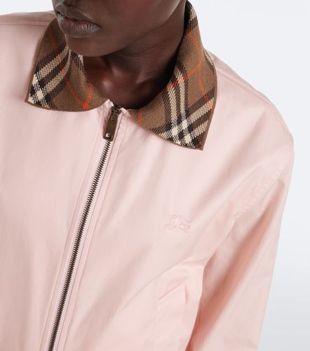 Check cotton blouson jacket - Burberry - Modalova