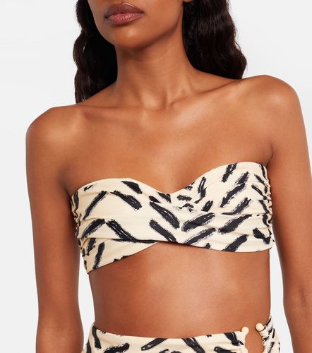 Printed bandeau bikini top - Johanna Ortiz - Modalova