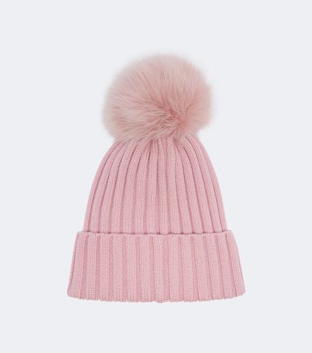 Ribbed-knit virgin wool beanie - Moncler - Modalova