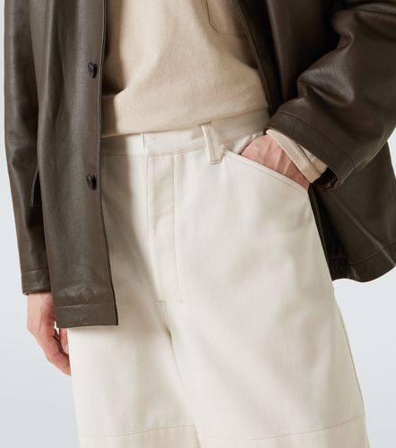 Pantalones barrel en dril de algodón - Lemaire - Modalova