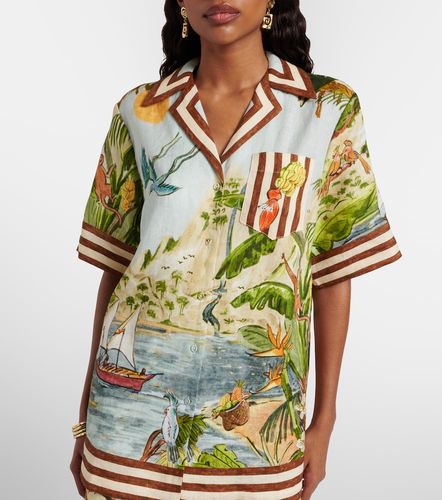 Toucan Tango printed linen shirt - Alemais - Modalova