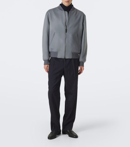 Giacca bomber in lana e cashmere - Brioni - Modalova
