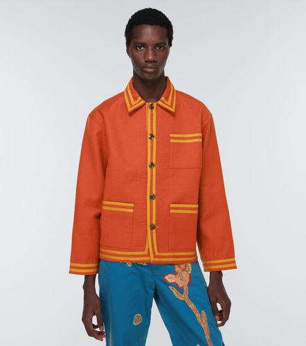 Society Club wool blouson jacket - Bode - Modalova