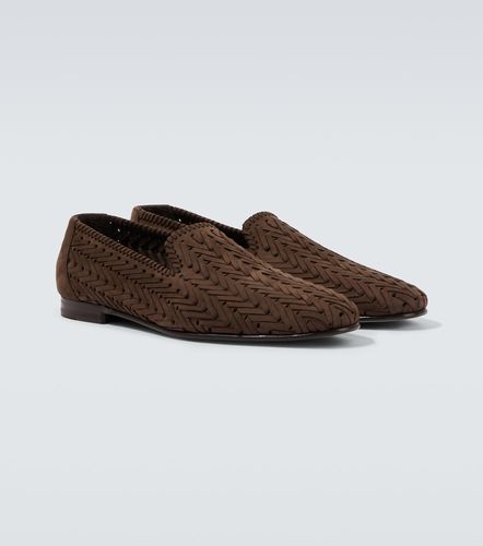 Manolo Blahnik Mario suede loafers - Manolo Blahnik - Modalova