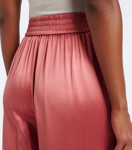 Pantaloni a gamba larga Dijon in raso di seta - Joseph - Modalova
