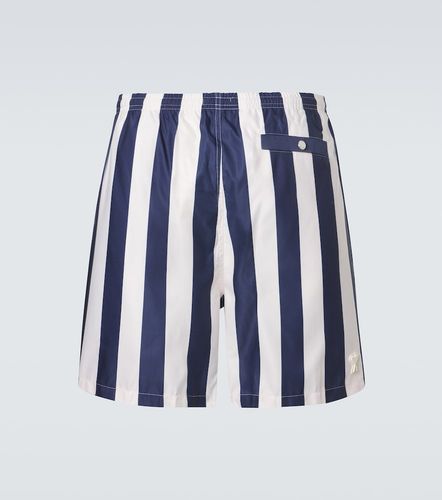 Ami Paris Striped swim trunks - Ami Paris - Modalova