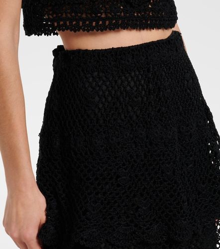 Minifalda Florence de croché de algodón - Anna Kosturova - Modalova