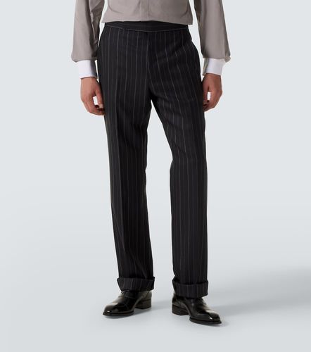 Striped wool straight pants - Tom Ford - Modalova