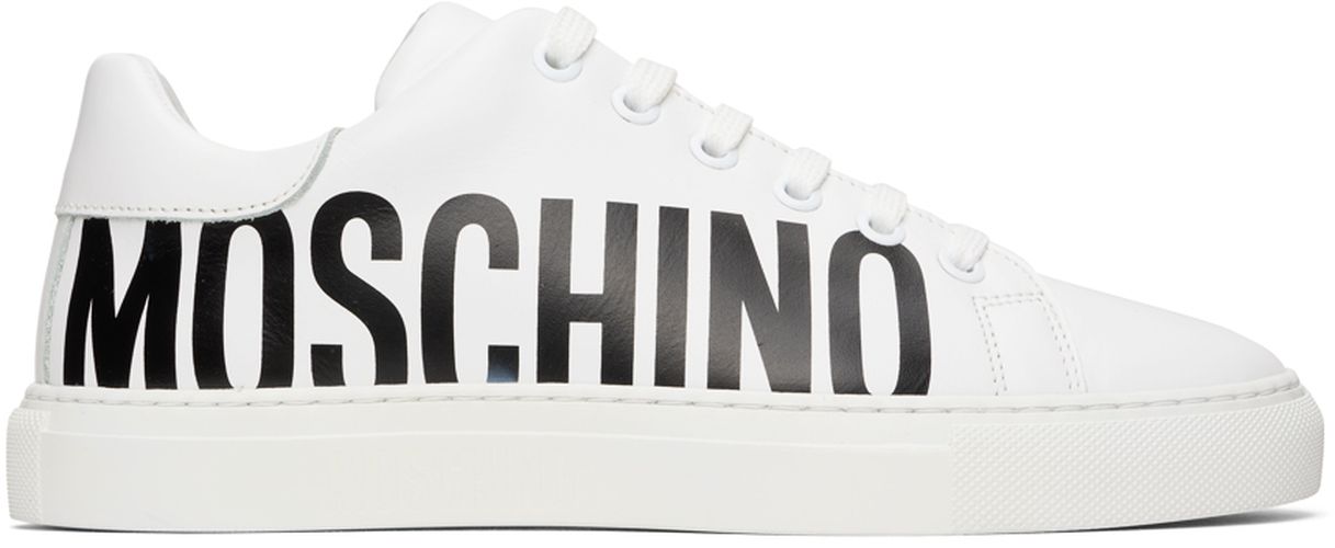 White Serena Low-Top Sneakers - Moschino - Modalova