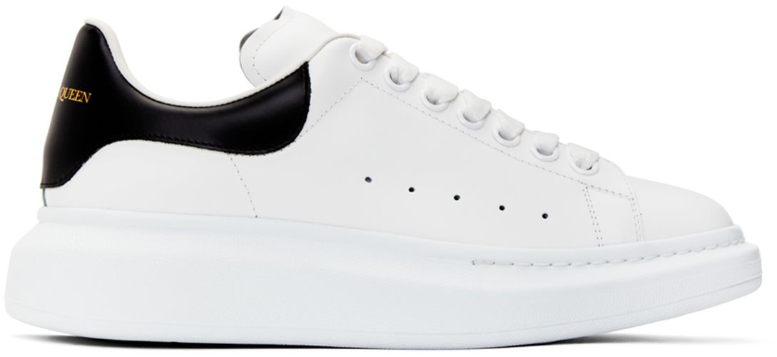 White & Black Oversized Sneakers - Alexander McQueen - Modalova