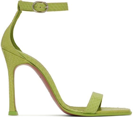 Green Kim Heeled Sandals - Amina Muaddi - Modalova