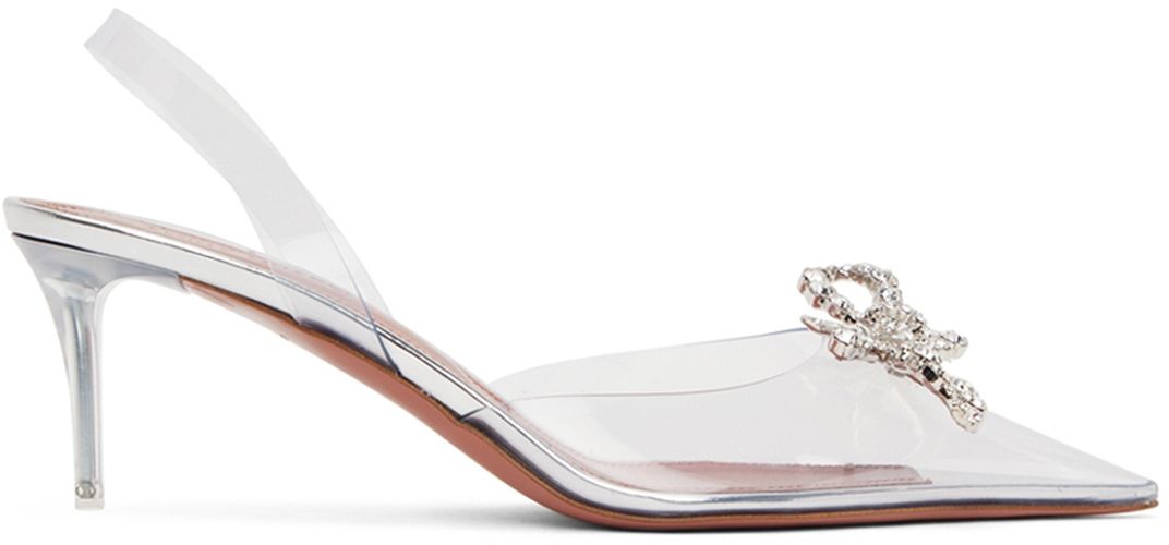 Transparent Rosie Glass Heels - Amina Muaddi - Modalova