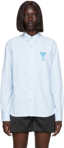 Blue Ami De Coeur Shirt - AMI Alexandre Mattiussi - Modalova