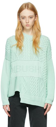 AMBUSH Green Cotton Sweater - AMBUSH - Modalova