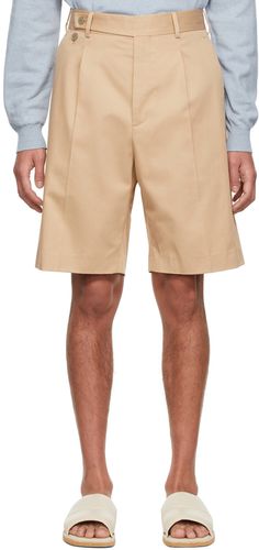 Beige Tailored Bermuda Shorts - Agnona - Modalova