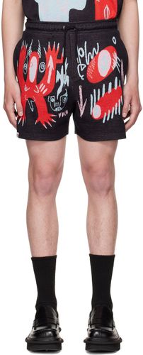 Black Cotton Shorts - Charles Jeffrey Loverboy - Modalova