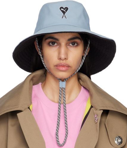 Blue Puma Edition Bucket Hat - AMI Alexandre Mattiussi - Modalova