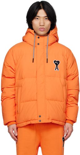 Orange Puma Edition Puffer Jacket - AMI Alexandre Mattiussi - Modalova