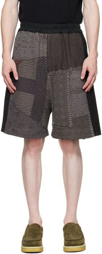 By Walid Brown Embroidered Shorts - By Walid - Modalova