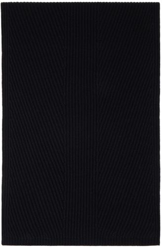 Black Luxe Cardigan Stitch Scarf - Joseph - Modalova