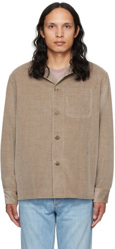Brioni Taupe Cotton Shirt - Brioni - Modalova