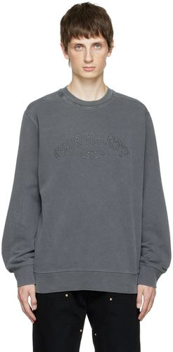 Gray Garment-Dyed Sweatshirt - Carhartt Work In Progress - Modalova