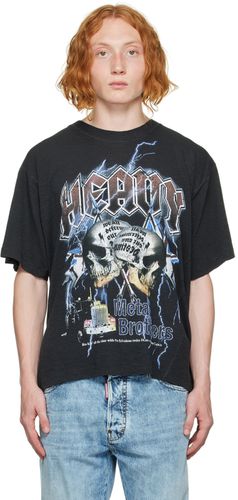 Black 'Metal Brothers' T-Shirt - Dsquared2 - Modalova