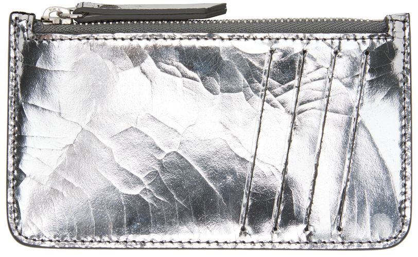 Silver Mirror Card Holder - Maison Margiela - Modalova