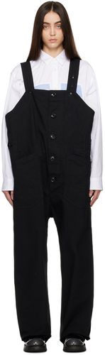 Black Button Up Overalls - Engineered Garments - Modalova