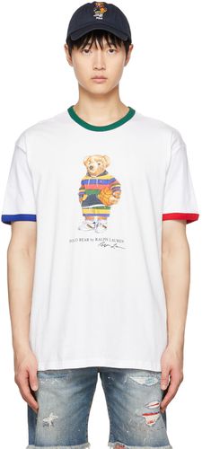 White Polo Bear T-Shirt - Polo Ralph Lauren - Modalova
