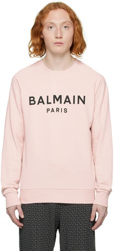 Balmain Pink Printed Sweatshirt - Balmain - Modalova