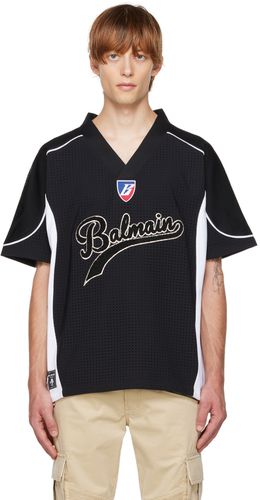 Balmain Black Oversized T-Shirt - Balmain - Modalova