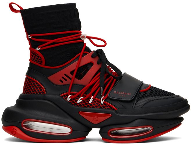 Balmain Red B-Bold Sneakers - Balmain - Modalova