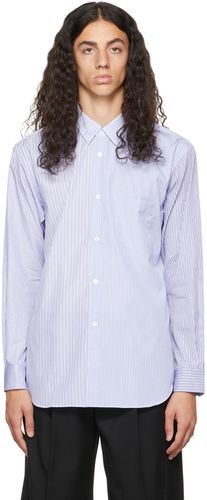 Blue & White Striped Shirt - Comme des Garçons Shirt - Modalova