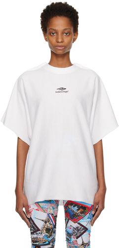 White 3b Sports Icon Flat T-Shirt - Balenciaga - Modalova
