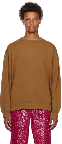 Brown Cotton Sweatshirt - Dries Van Noten - Modalova