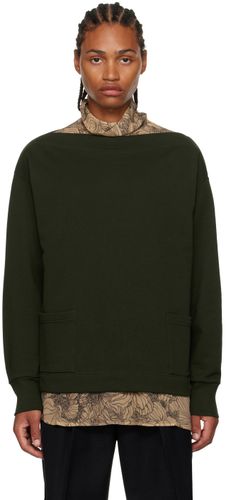 Green Off-The-Shoulder Sweatshirt - Dries Van Noten - Modalova
