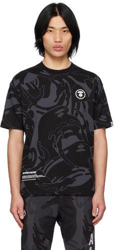 Black Now Camouflage T-Shirt - AAPE by A Bathing Ape - Modalova