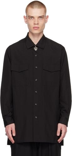 Black Flap Pocket Shirt - Yohji Yamamoto - Modalova
