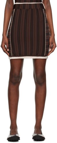 SUNNEI Brown Doppia Mini Skirt - SUNNEI - Modalova
