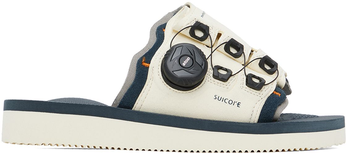 Off-White & Navy LETA-ab Sandals - Suicoke - Modalova