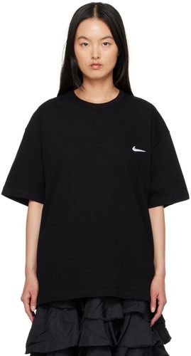 Black Nike Edition Embroidered T-Shirt - Black Comme des Garçons - Modalova