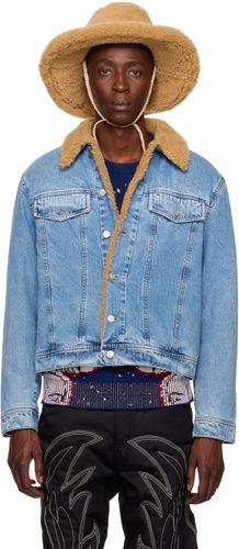 Bally Blue Faded Denim Jacket - Bally - Modalova