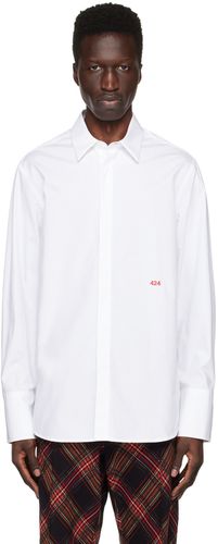 White Embroidered Shirt - 424 - Modalova